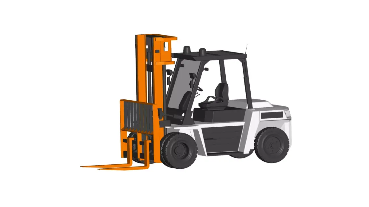 CAT Forklifts Lift Trucks 3D model