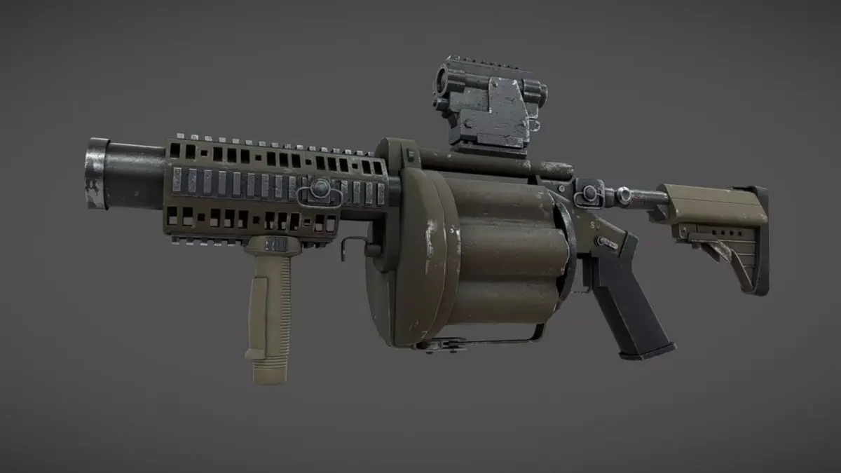 MGL-140 Low-poly 3D model