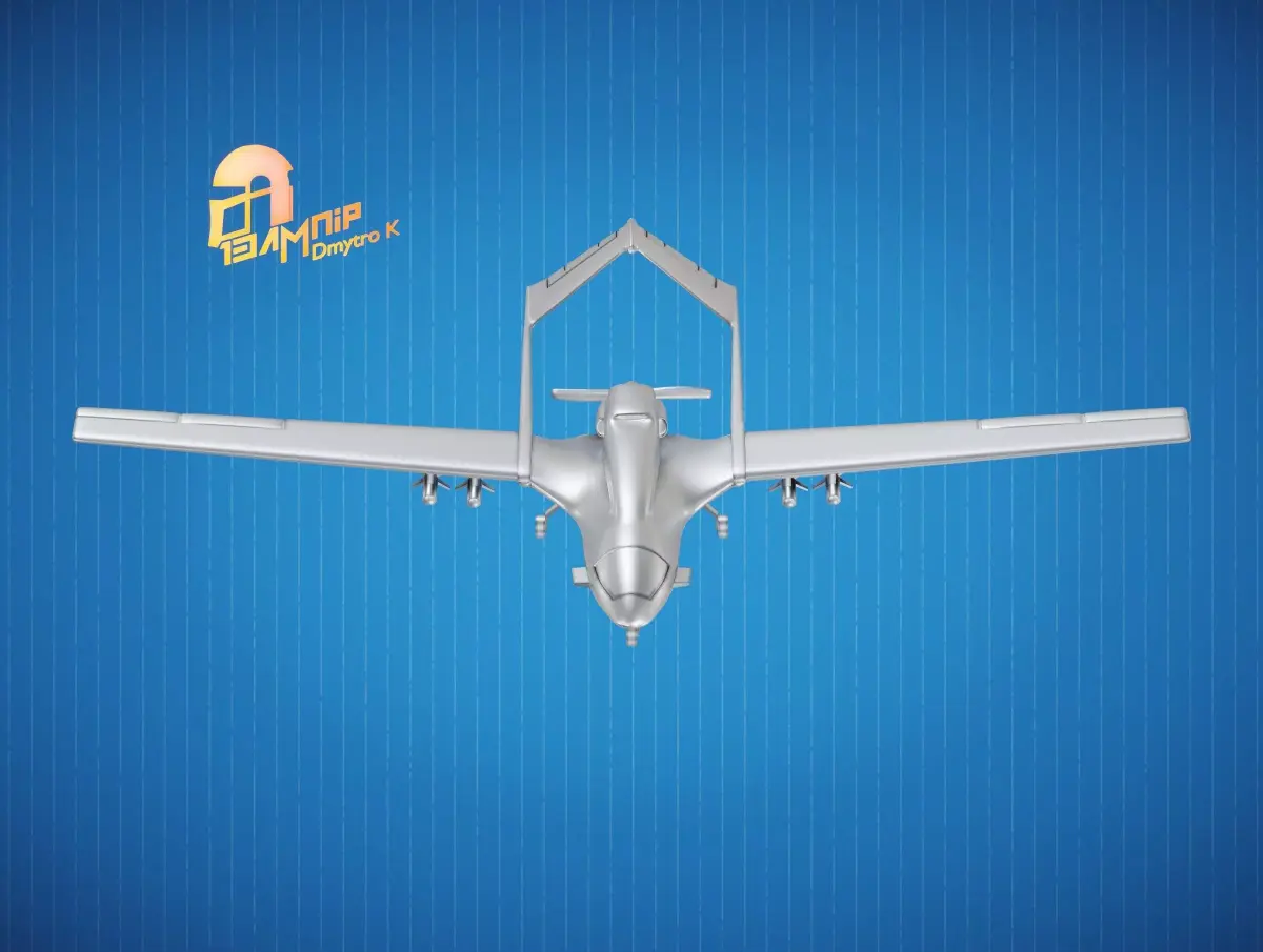 Bayraktar TB2 UAV 3D print model