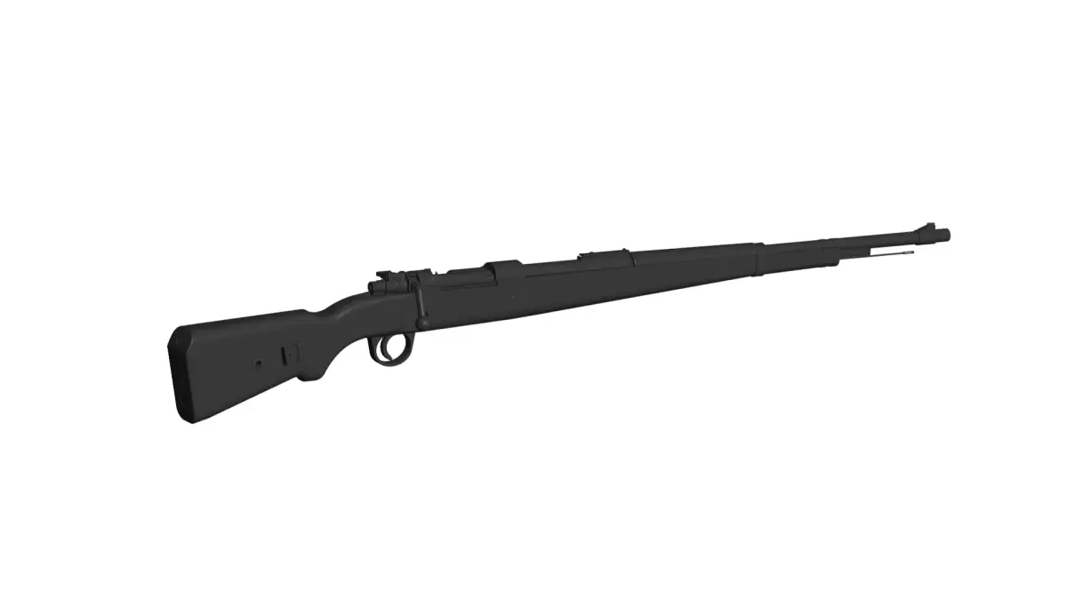 Karabiner 98k rifle 3D model