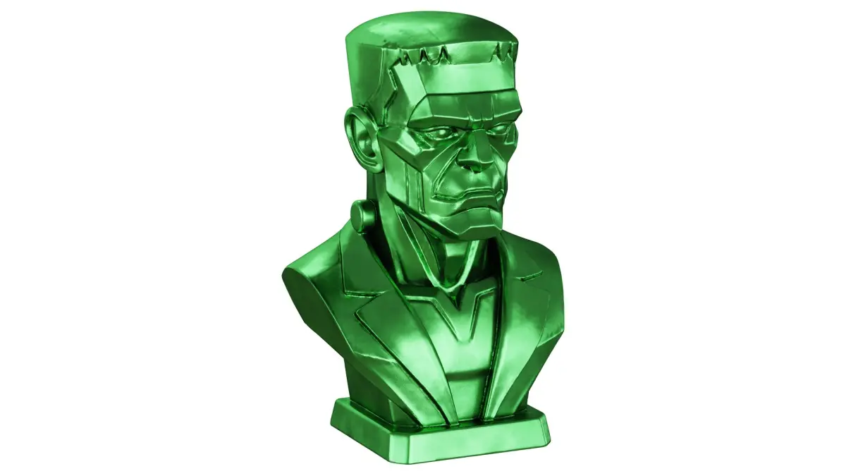 Metal bust of Frankenstein 3D model purchase