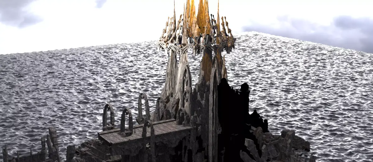 Dark Moria ore Tower 5 3D model