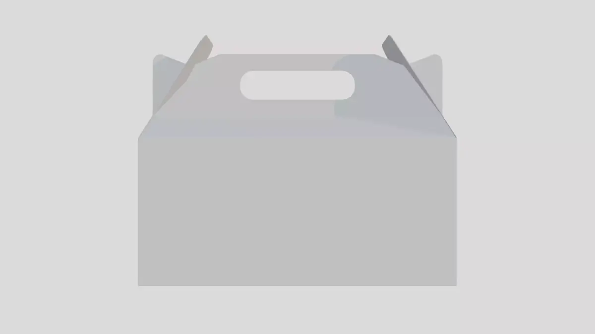 Package Display Box - Geometry Only No Textures No Materials 3D model