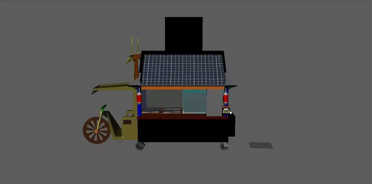 Food Cart 3D model buy