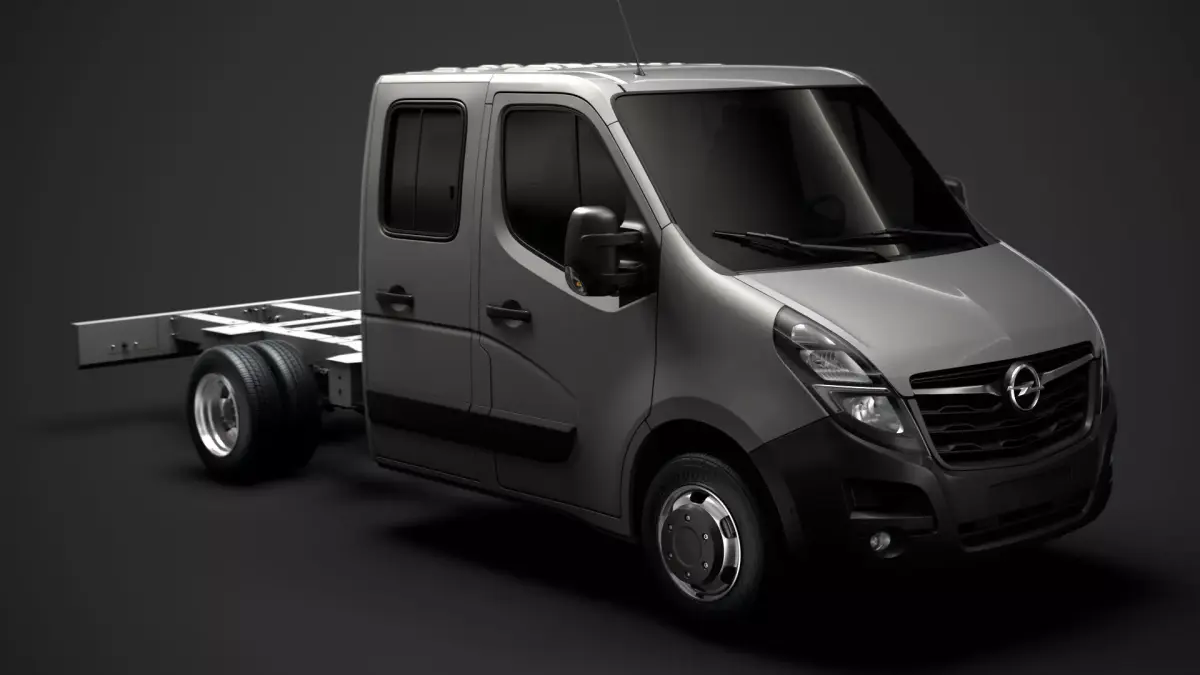 Opel Movano CrewCab DW E20 Chassis 2020 3D model