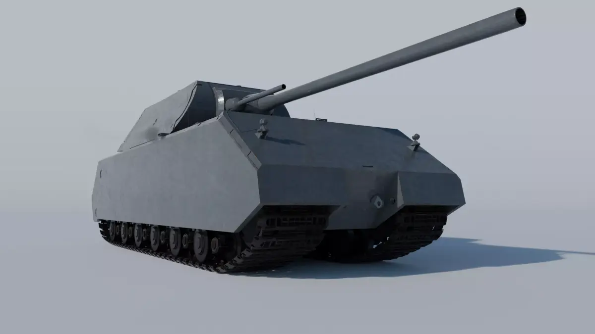 Pzkpfw VIII Maus - German WWII Tank 3D model