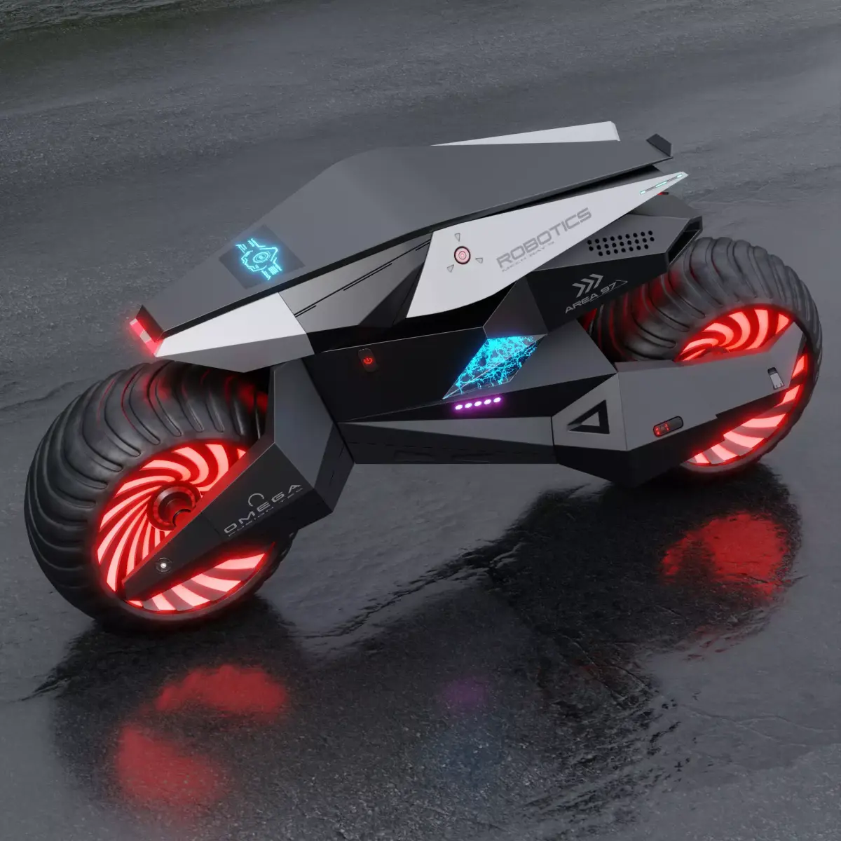 Motorcycle Robot 3D model order