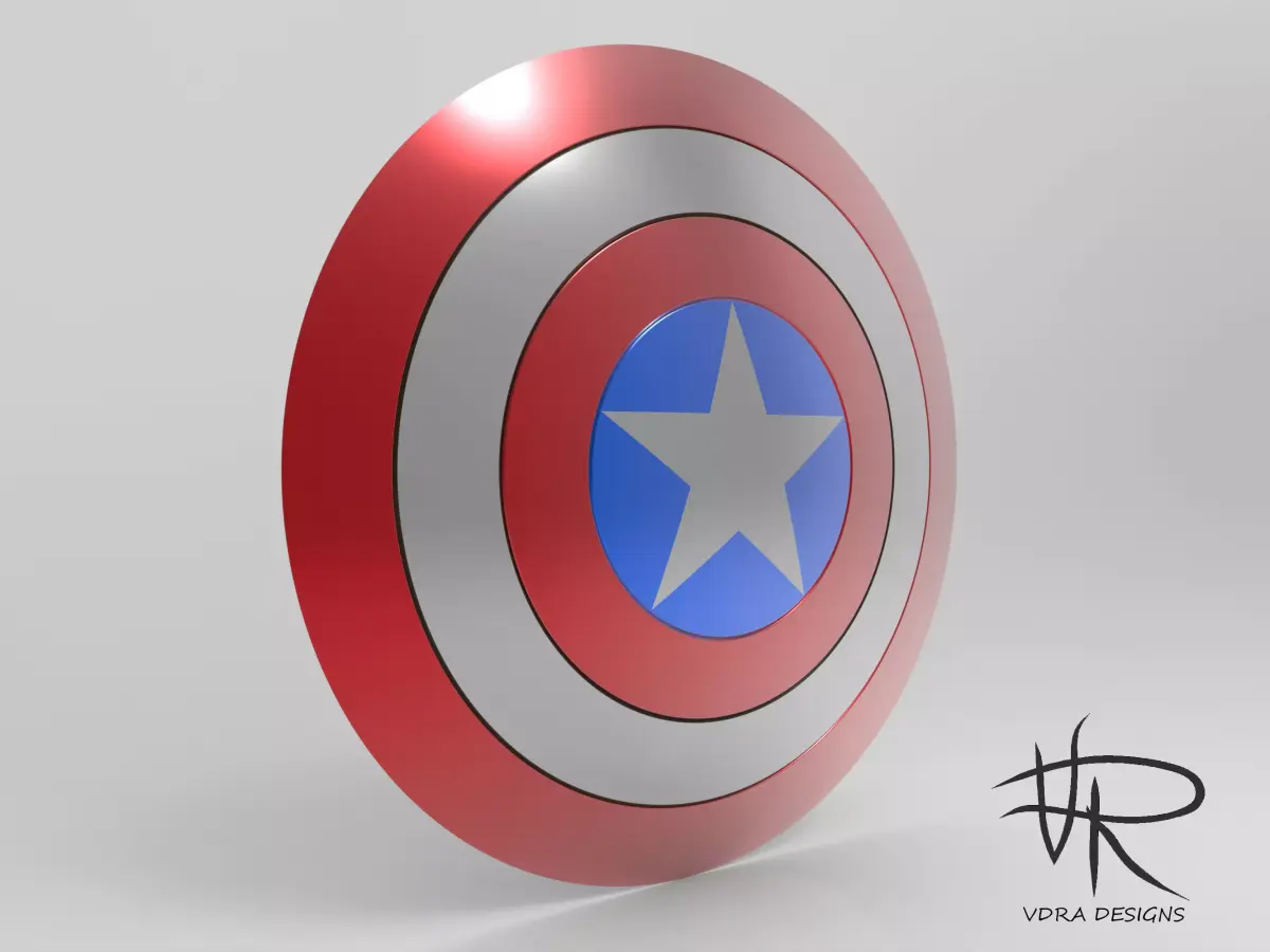 Shield of Captain America 3D model