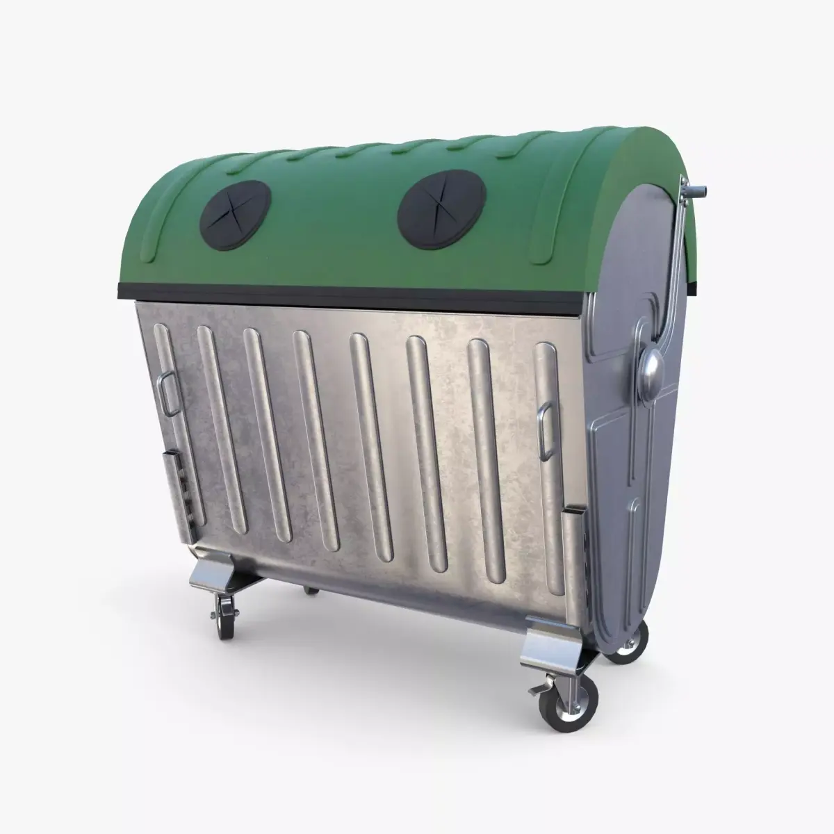 Dumpster v5 Low-poly 3D model