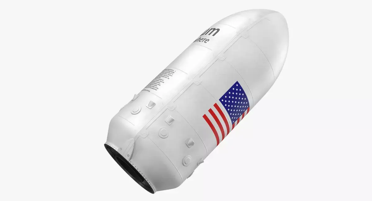 Falcon 9 Payload 3D model