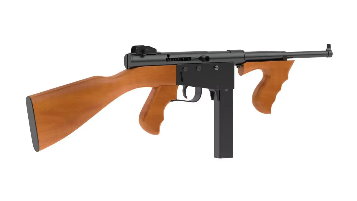Ingram Model 6 Submachine gun 3D model