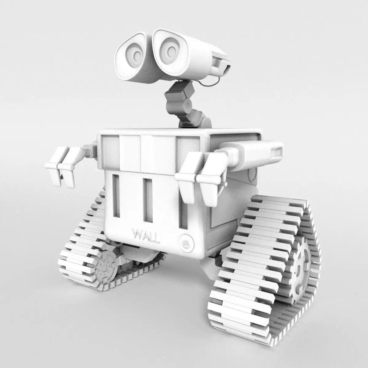 Wall E robot Free 3D model