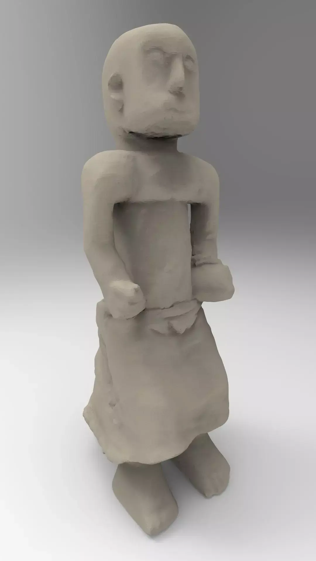 Nigerian figurine statue 3D print model