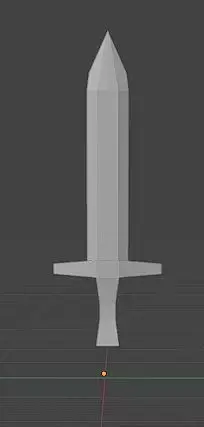 Easy Sword Free low-poly 3D model
