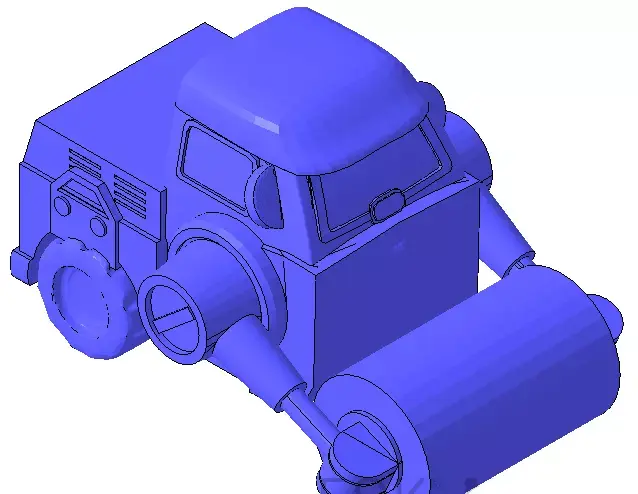 Max Robocar Poli 3D print model
