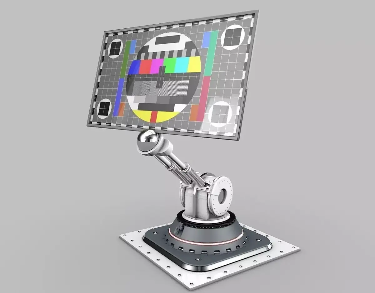Screen Robot Arm 3D model