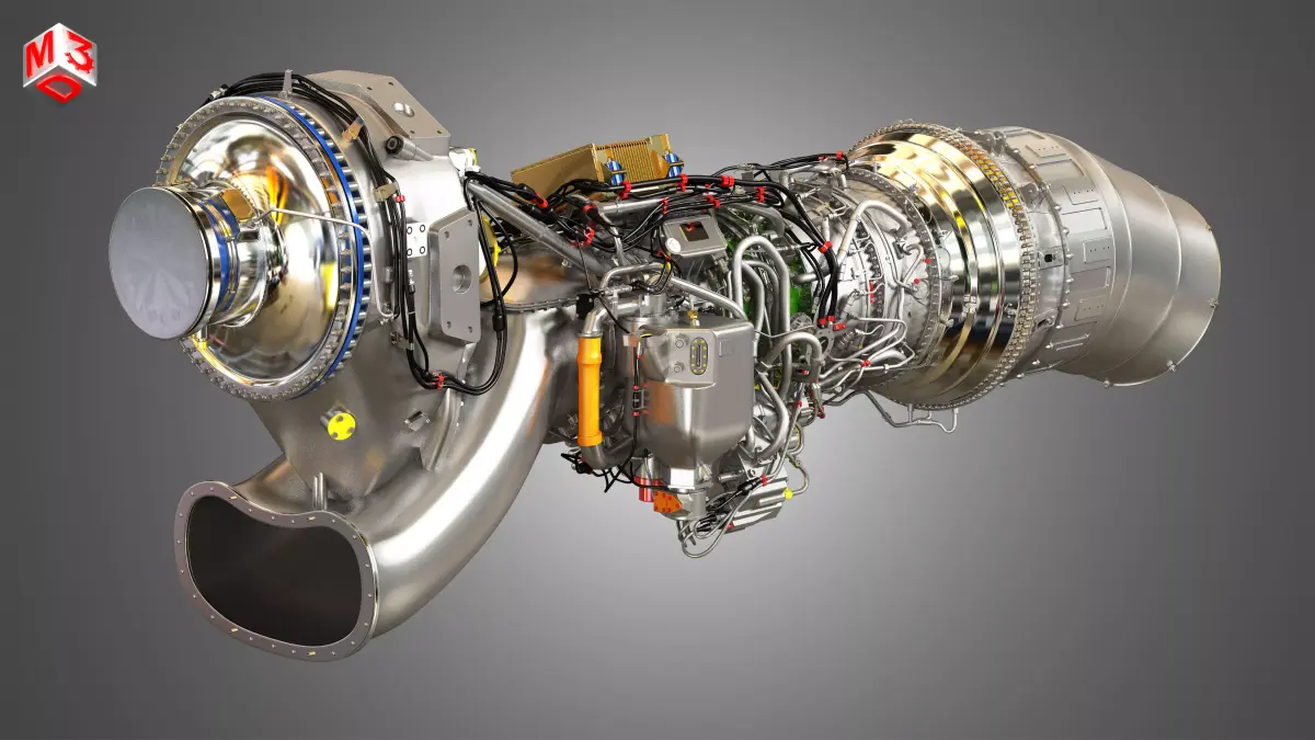 Europrop International - TP400-D6 Turboprop Engine 3D model