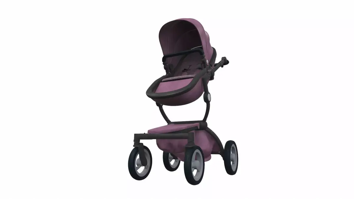 Baby stroller 12 3D model