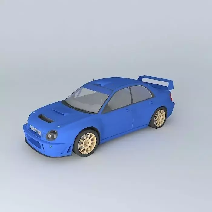 Subaru Impreza GD WRC 2001 Free 3D model