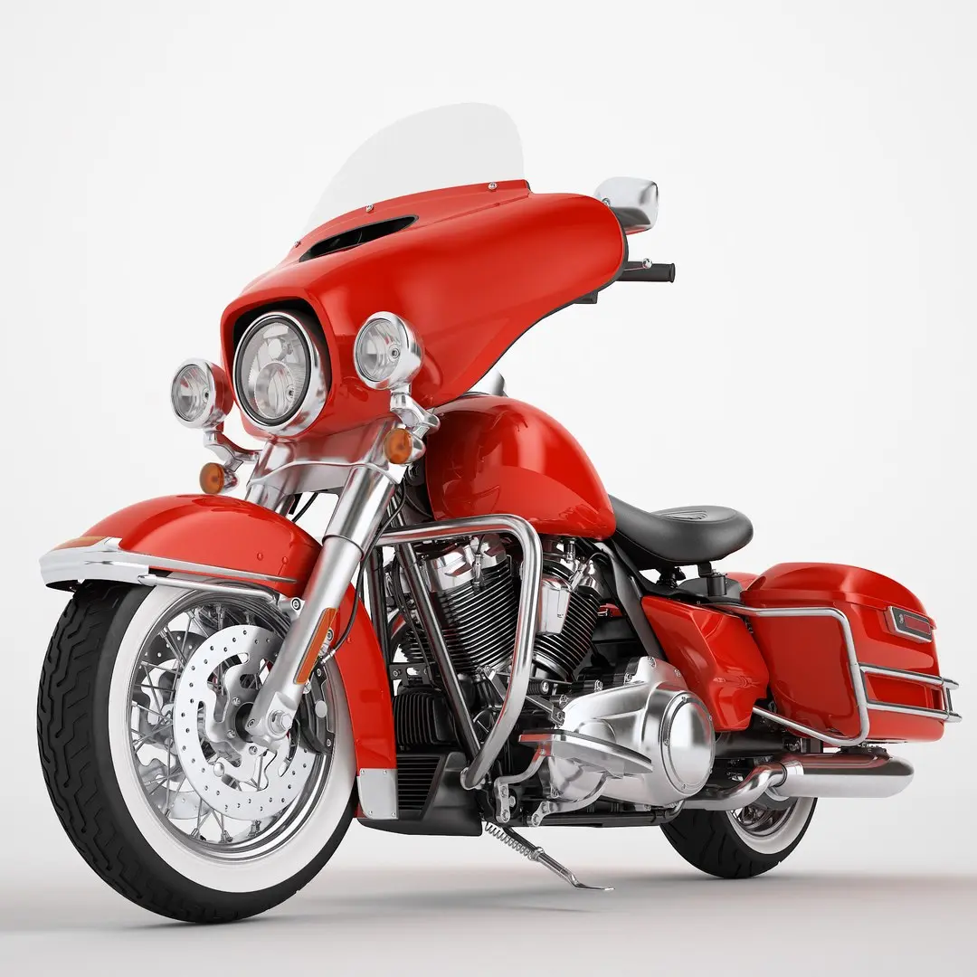 Classic Motorcycle 03 3D model