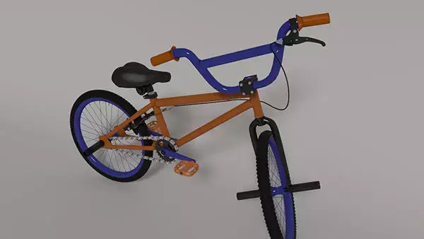 BMX Rigged 3D model