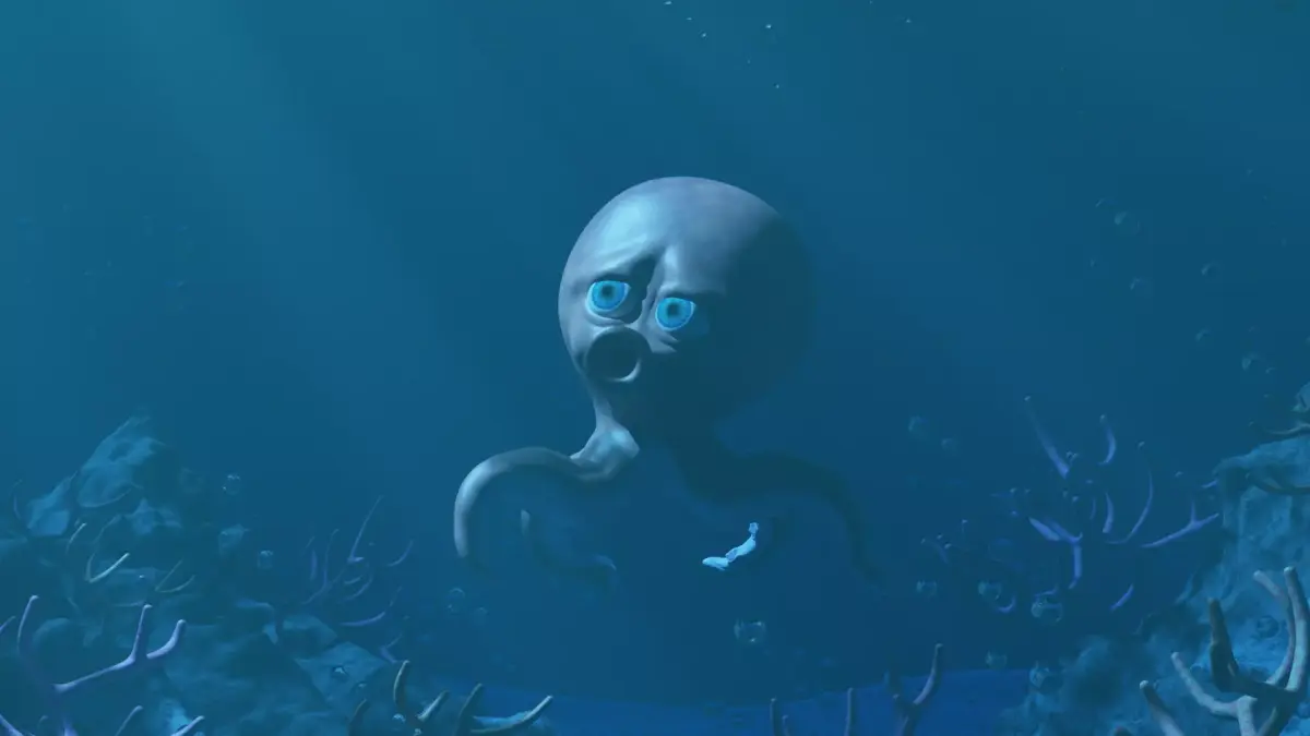 Octopus low and high poly mesh stylized Low-poly 3D model