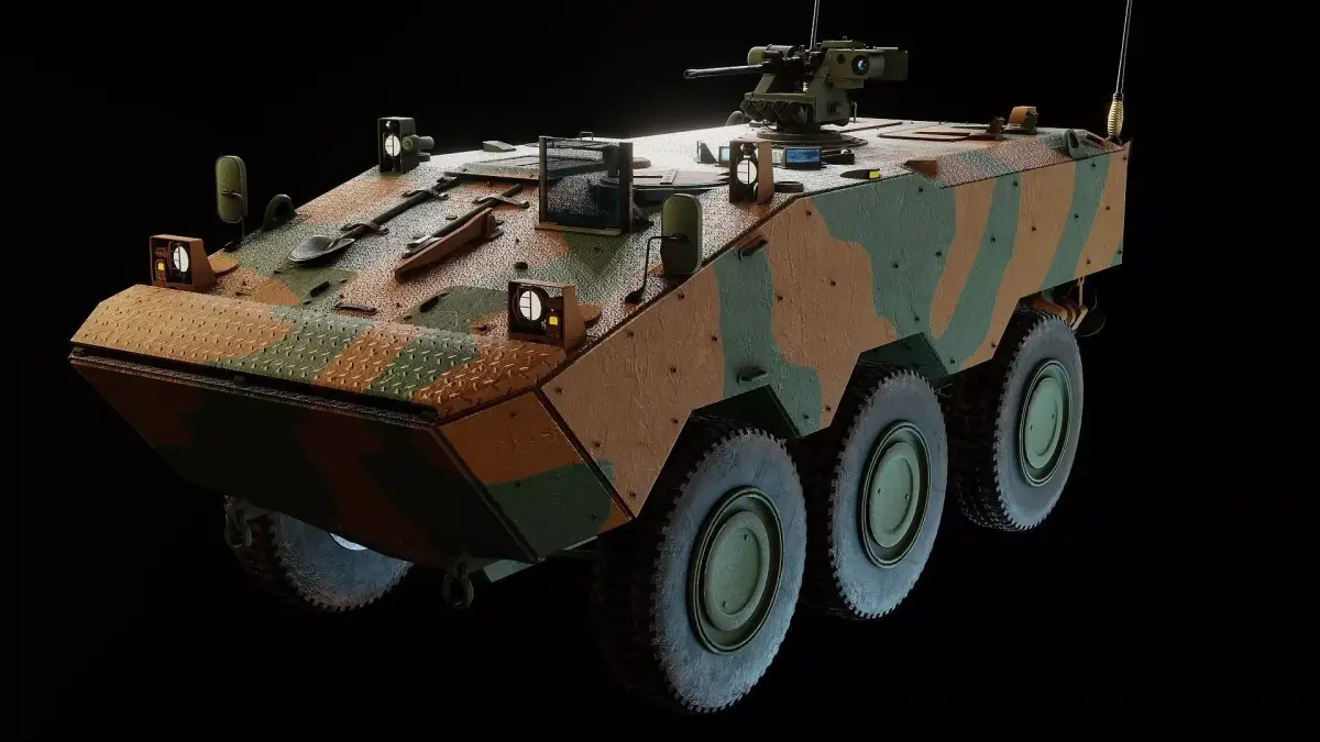 VBTP-MR Guarani Low-poly 3D model