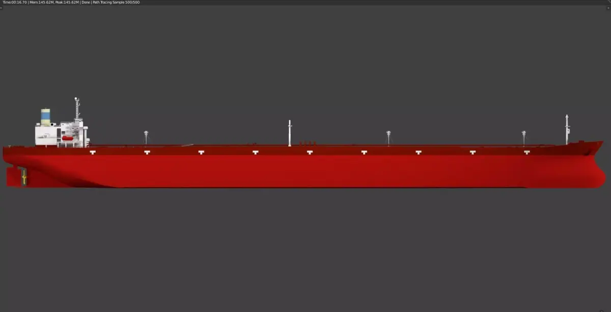 Jahre Viking Supertanker 3D model