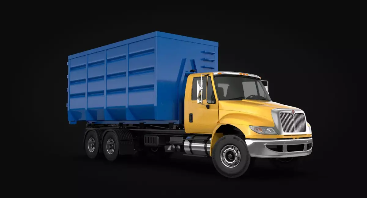 Roller Container Truck 3D model