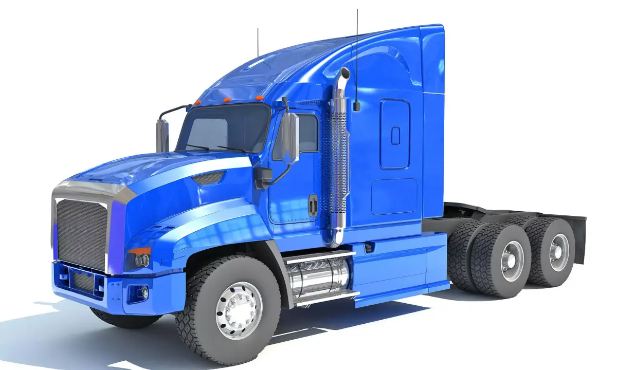 Blue Truck 3D model