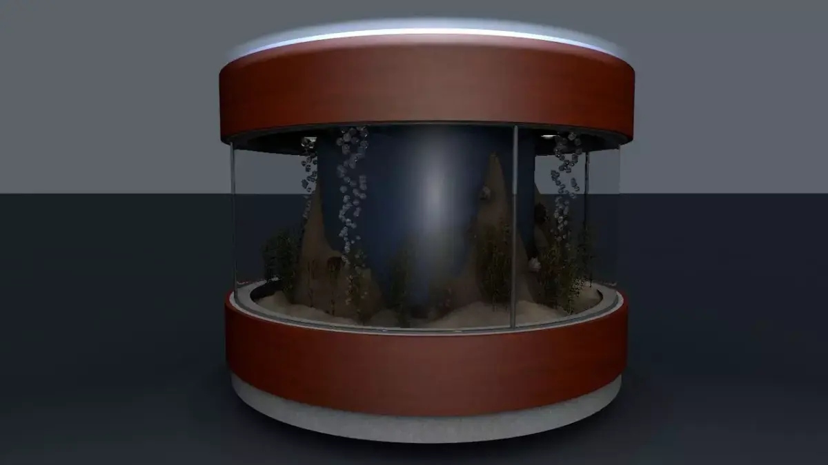 fish tank 3D model buy