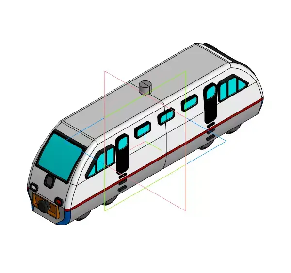 Train  3D 3D print model