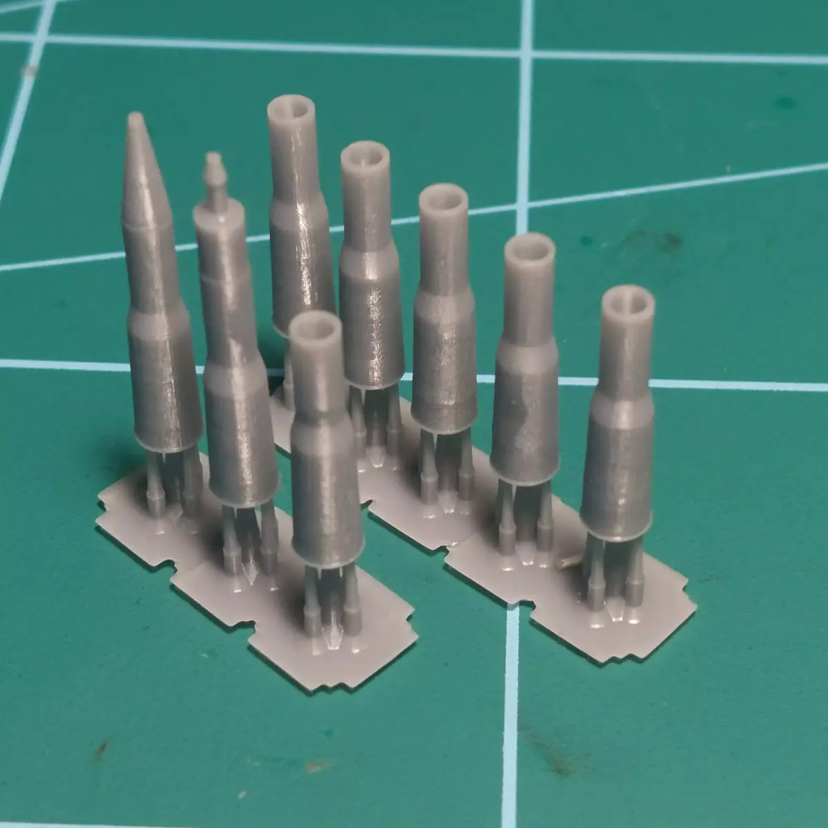 T62 tank bullets and shells caliber 115 mm 1-35 resin 3D print model