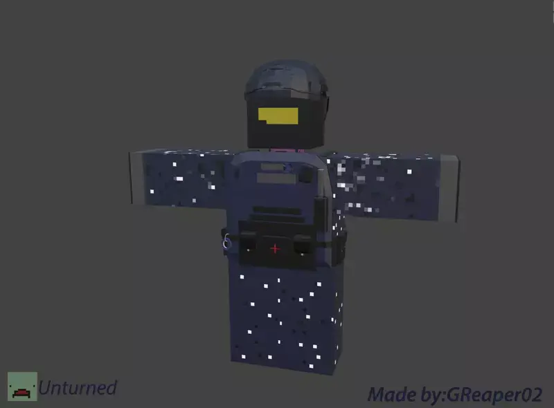 Mercenary From Stalker Low-poly 3D model
