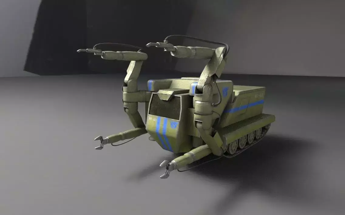 Emperor Battle for Dune Repair Tank Low-poly 3D model 3D model