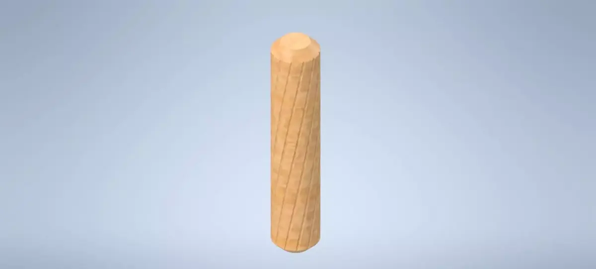 IKEA Wood Dowel 101345 3D model