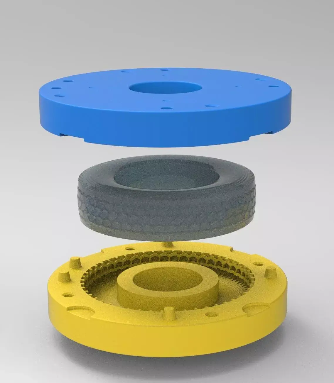 Mold for diecast Roadmaster RM275 truck tire Scale 1 to 10 3D print model