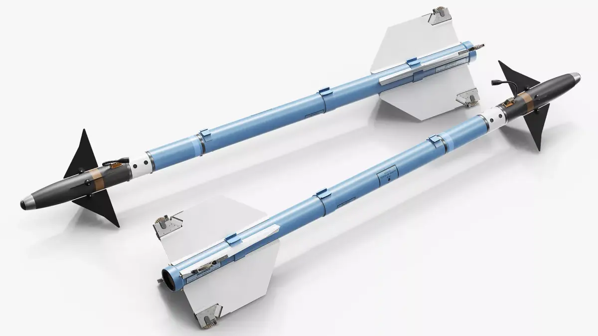 Infrared Air to Air Weapon Missile 3D model