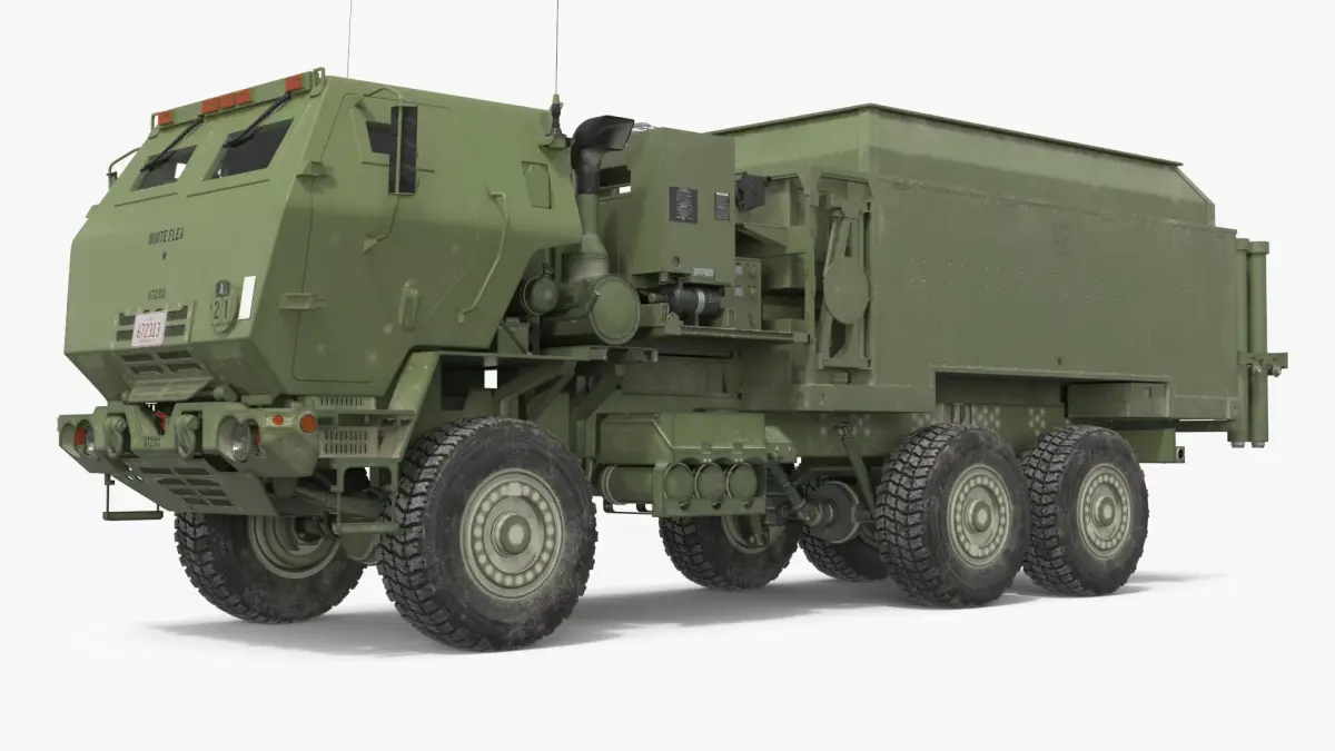 MEADS TOC Air Defense Operations Center Vehicle Simplified 3D model purchase