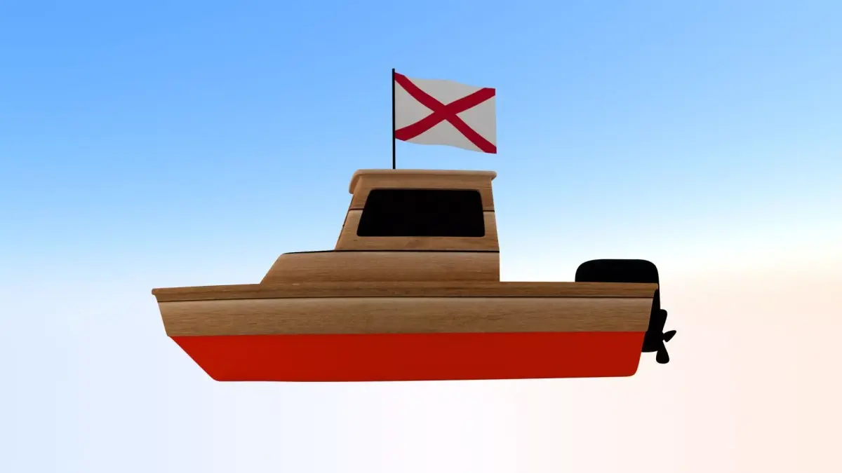 Alabama Fishing Boat 3D model