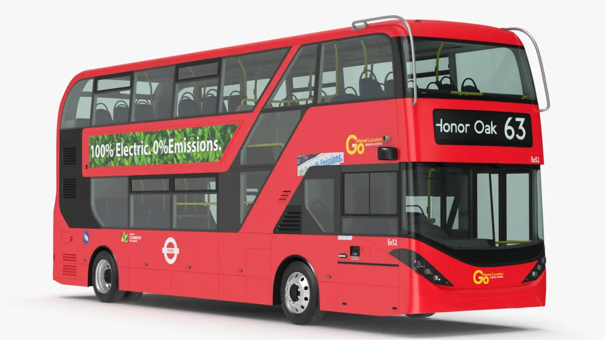 Alexander Dennis BYD 500 Electric Bus 3D model