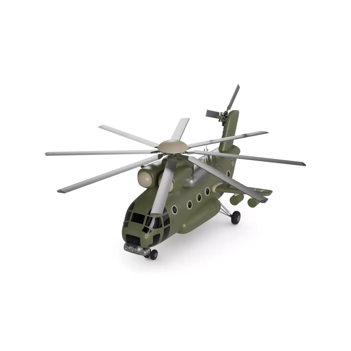 Heavy Lift Helicopter 3D model shop