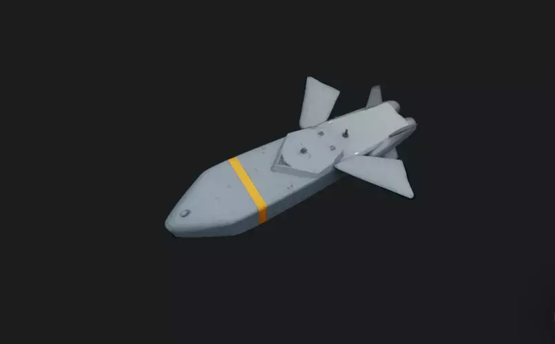 Aerospace Missile Style Training  Dummy Model 3D model