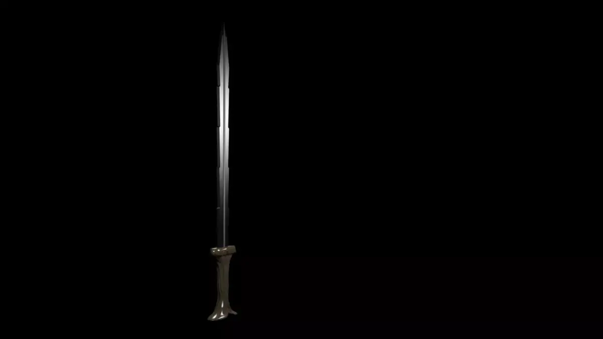 Duo Jagged Sword Free 3D model