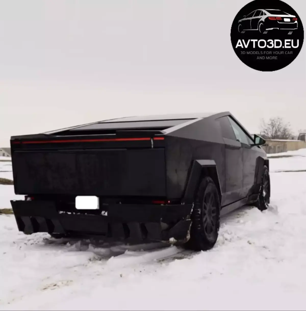 Rear body kit for Tesla Cybertruck 3D print model