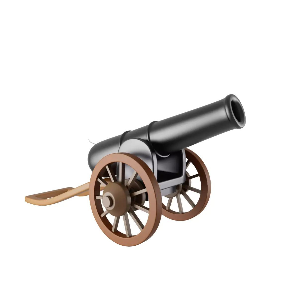 artillery Buriza-Dokyanon ordnance 3D c4d  3D model