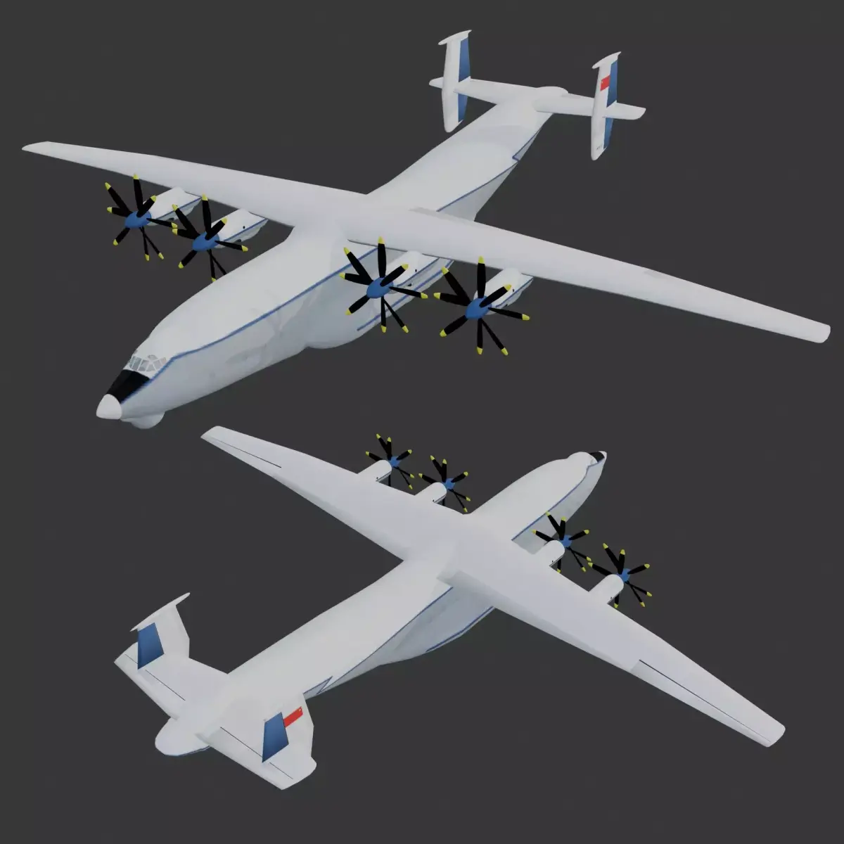 Ansaldo Italian Biplane Free 3D model