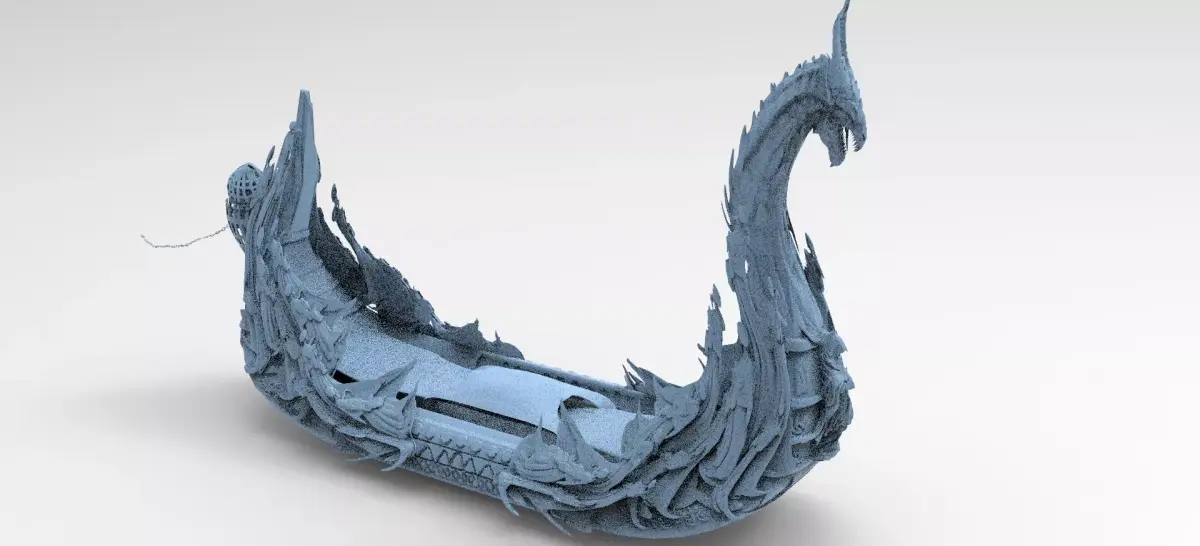 Kharon the Ferryman boat 2 3D model