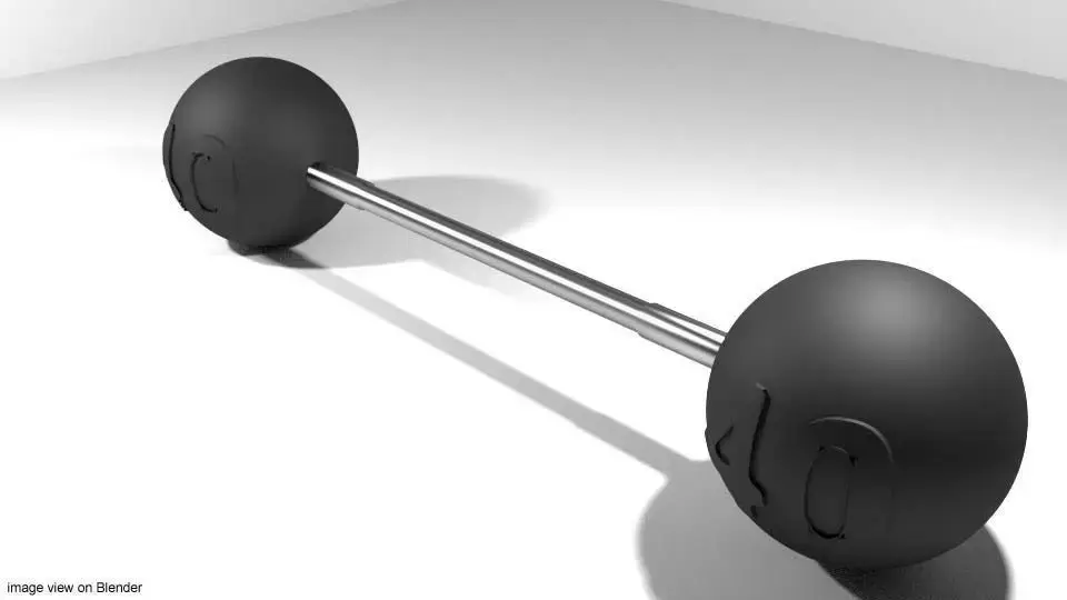 Exercise Equipment Spherebell 3D model