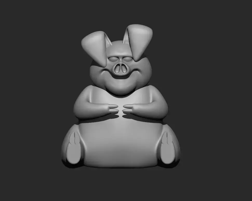 Pig obj 3D model